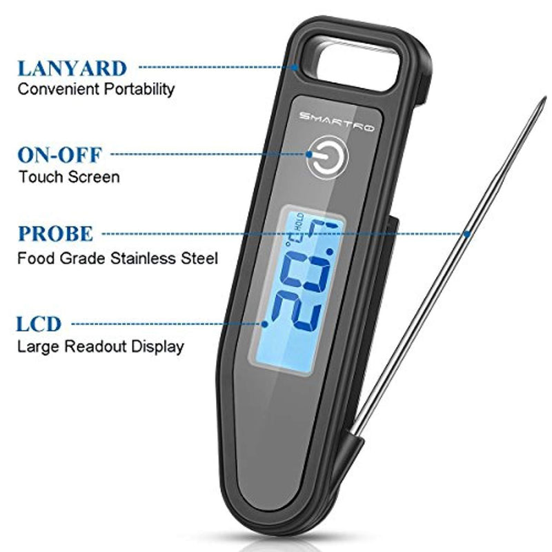 SMARTRO ST43 Digital Instant Read Meat Thermometer Best for Candy Kitchen Food Cooking BBQ Grill Smoker