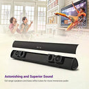 Sound Bar, BYL Soundbar for TV, Wired & Wireless Bluetooth 5.0 Speaker, Home Theater Surround Sound System (28 Inch, Infrad Remote Control, DSP, Bass Adjustable)