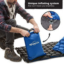 POWERLIX Sleeping Pad - Ultralight Inflatable Sleeping Mat, Ultimate for Camping, Backpacking, Hiking - Airpad, Inflating Bag, Carry Bag, Repair Kit - Compact & Lightweight Air Mattress