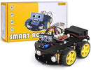 ELEGOO UNO R3 Project Smart Robot Car Kit V 3.0 Plus with UNO R3, Line Tracking Module, Ultrasonic Sensor, IR Remote Control etc. Intelligent and Educational Toy Car Robotic Kit for Arduino Learner