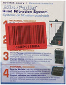 Penn Plax Cascade Hang-on Aquarium Filter with Quad Filtration System