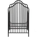 Little Seeds Rowan Valley Lanley Metal Crib and Changing Table Set, Black