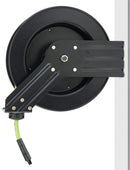 Flexzilla Open Face Retractable Air Hose Reel, 3/8 in. x 50 ft., Heavy Duty, Lightweight, Hybrid, ZillaGreen - L8611FZ