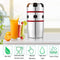 Citrus Juicer, Lukasa Manual Juicer Portable Stainless Steel Hand Orange Juicer Lid Rotation Squeezer for Oranges, Lemons, Tangerines, Grapefruits and Other Fruits