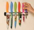 Cosmos Kitchen Knife Set in Gift Box - Unique Gifts For Men and For Women - 6-Piece Colorful Cooking Chef Knives Set