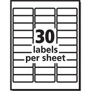 Avery 5160 Easy Peel Address Labels, White, 1 x 2-5/8 Inch, 3,000 Count (Pack of 1) Pack of 3