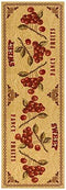 Ottomanson siesta collection runner rug, 20"X59", Beige Kitchen Chef