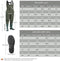 Kingdom Chest Waders Waterproof - Hunting & Fishing Waders with Neoprene Boots, Nylon and PVC Insulated Material