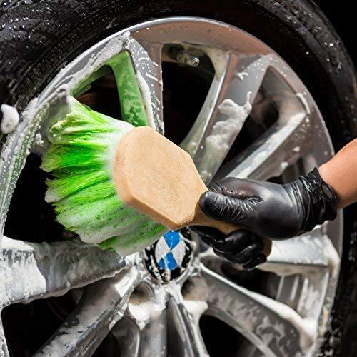 Chemical Guys Acc_G08 Wheel & Tire Brush, Short Handle