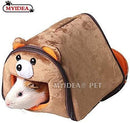 MYIDEA Hamster Guinea Pig Bed - Small Animal Portable Cage Supplies Handing House Hideout for Rat/Hedgehog/Ferret/Chinchilla/Rabbit Small Animal Bedding