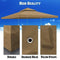 Replacement 10'X10'Gazebo Canopy top Patio Pavilion Cover Sunshade plyester Double Tiers-Taupe