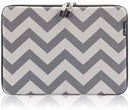 Runetz - MacBook Pro 15 inch Sleeve Hard Laptop Sleeve 15.4 inch Sleeve Notebook Computer Bag Protective Case Cover with Zipper - Chevron Gray