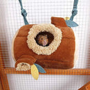 JanYoo Hamster Hammock Cage Accessories Hanging Fleece Bed Swing Bag for Sugar Glider Guinea Pig