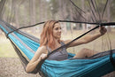 Camping Hammock Mosquito Bug Net: Lightweight Breathable Mesh Netting - Insect Repellent Tent with Strong Paracord Straps and Compression Stuff Sack