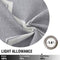 Curtains for Living Room 84 inch Grey Moroccan Tile Linen Blend Grommet Window Treatmenrt Set 2 Panels Bedroom Kitchen