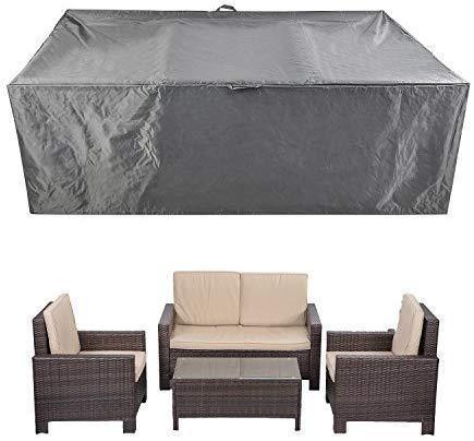 Patio Furniture Set Cover Outdoor Sectional Sofa Set Covers Outdoor Table and Chair Set Covers Water Resistant Heavy Duty 128" L x 83" W x 28" H