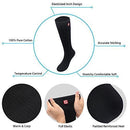 Electric Battery Heated Socks for Women Men,Winter Rechargeable Thermal Heat Socks Kit,Battery Powered Electric Heated Ski Bike Motorcycle Warm Socks Foot Warmer,Winter Sports Outdoor Thermo Socks,M/L