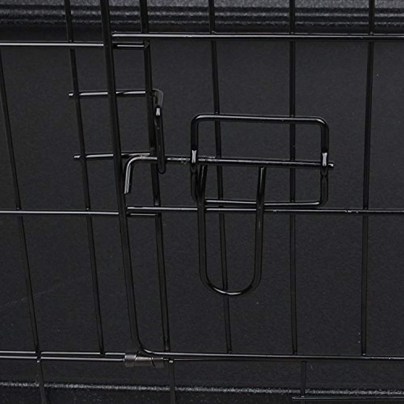 36" Double Door Folding Metal Dog Crate Pet Cage PCT02