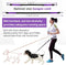 Paw Lifestyles Hands Free Dog Leash for Running Walking Training Hiking, Dual-Handle Reflective Bungee, Poop Bag Dispenser Pouch, Adjustable Waist Belt, Shock Absorbing, Ideal for Medium to Large Dogs