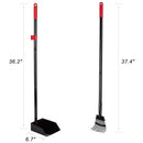 PUPTECK Pet Poop Tray and Rake - Long Handle Pooper Scooper - Clean Response Dog Waste Bin & Rake