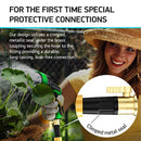 2018 Expandable Garden Hose 50Ft Extra Strong - Brass Connectors with Protectors 100% No-Rust & Leak, 9-Way Spray Nozzle - Best Water Hose for Pocket Use - 100% Flexible Expanding up to 50 ft by The Best Industries