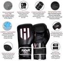 Hawk Boxing Gloves for Men & Women Training Pro Punching Heavy Bag Mitts UFC MMA Muay Thai Sparring Kickboxing Gloves, 1 Year Warranty!!!!