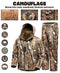 NEW VIEW Hunting Jacket Waterproof Hunting Camouflage Hoodie for Men,Hunting Suit