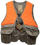 Nickanny's Sportsman Blaze Orange and Tan Youth Kids Field Shell Hunting Vest Fits Snug