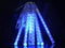 LED Meteor Shower Rain Lights, LED Falling Rain Drop Raindrop Rainfall Snowfall Tube Lights (8 Tubes, 30cm, 144 LEDs, Blue)