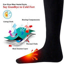 Electric Battery Heated Socks for Women Men,Winter Rechargeable Thermal Heat Socks Kit,Battery Powered Electric Heated Ski Bike Motorcycle Warm Socks Foot Warmer,Winter Sports Outdoor Thermo Socks,M/L