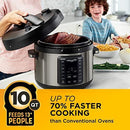 Crockpot 2100467 Express Easy Release | 6 Quart Slow, Pressure, Multi Cooker, 6QT, Stainless Steel