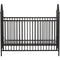 Little Seeds Rowan Valley Lanley Metal Crib and Changing Table Set, Black