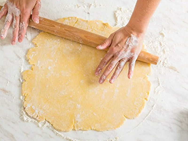 Ebuns Rolling Pin for Baking Pizza Dough, Pie & Cookie - Kitchen utensil tools gift ideas for bakers (French Pins 18" inches)