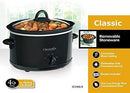 Crockpot SCR300-SS 3-Quart Manual Slow Cooker, Silver