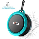 Shower Speaker, 8Gtech IPX5 Waterproof Bluetooth Speaker with 6H Playtime, 5W Big Sound, Built-in Mic, Portable Speaker with Suction Cup & Sturdy Hook, Suit for Bathroom, Hiking, Biking, Pool