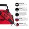 Elite Sports Boxing Gym Duffle Bag for MMA, BJJ, Jiu Jitsu Gear, Duffel Athletic Gym Backpack with Shoes Compartment