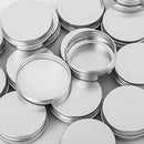 35 Set 2 Oz Tins Aluminum Tins Cans Screw Top Round Steel tins Cans with Screw Lid Screw Lid Containers