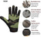 day wolf New Full Finger Workout Gloves Gym Exercise Half Finger Fitness Gloves Heavy Weight Lifting Leather Palm Protection Strong Grip Padded Quality Breathable Comfort Gloves