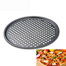 Olivia & Aiden 13” Vented Pizza Pan (3-Pack) Round, Perforated Air Baking | Heavy-Duty Aluminum Bakeware | Reusable, Non-Stick | Creates Classic Crispy Crust