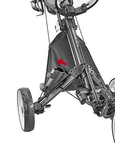 CaddyTek Caddycruiser One Version 8 - One-Click Folding 4 Wheel Golf Push Cart