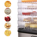 Food Dehydrator Machine, Jerky Dehydrators with Five Tray, Knob Button