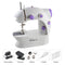 HAITRAL Mini Portable Sewing Machine with Light and Foot Pedal Adjustable Speed