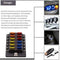 BlueFire 12 Way 30A 32V Blade Fuse Box Board with 24PCS Fuse + LED Warning Light for Car/Marine Boats/Automotive/Trike