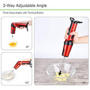 Vbestlife Hand Mixer Rechargeable Handheld Mixer Whisk Cordless Electric Egg Beater with Adjustable Head, Battery Powered