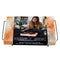 VOLTAS Himalayan Salt Block for Cooking, FDA Approved 12x8 (96 sq. inch) Salt Slab Comes with Stainless Steel Salt Plate Holder with Free Cotton Bag for Storage.