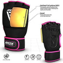 RDX Boxing Hand Wraps Inner Gloves for Punching - Neoprene Padded Fist Protection Bandages Under Mitts with Quick Long Wrist Support - Great for MMA, Muay Thai, Kickboxing & Martial Arts Training