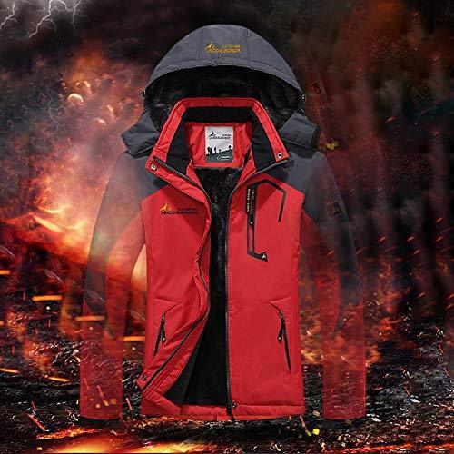 Men's Winter Coats Mountain Ski Jacket Warm Snow Jacket Waterproof Windproof Rain Jacket for Hiking Camping Outwear