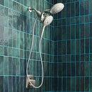 VOLUEX IN208C2 Aromatherapy Combination Handshower and Rainshower with INLY Shower Capsules, Chrome