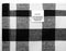 COTTON CRAFT Buffalo Check Cotton Table Cloth - 60" x 102" Size - Black and White Plaid for Wedding, Part, Home Dinning Wedding, Kitchen Picnic