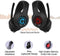 SENICC 2 Pack Gaming Headset with Microphone for PS4 Xbox One, Over Ear 3.5mm PC Headphone with Lightweight Design Noise Cancelling Volume Control for Laptop, Mac, iPad, Tablet